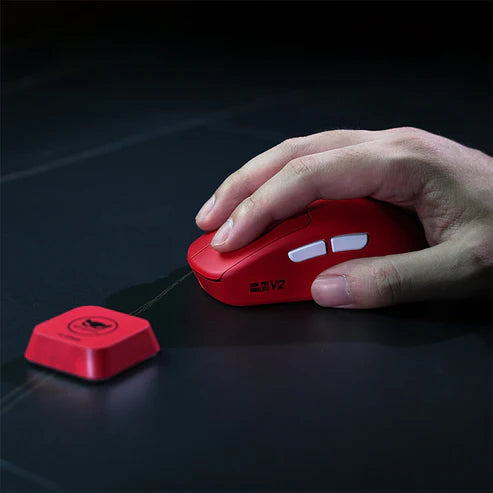 WAIZOWL OGM Pro V2 Wireless Gaming Mouse, 2.4G/BT/Wired TrI-Mode, PAW3950 Sensor, 49g Lightweight, 8K Polling Rate, Max 26K DPI, Right-Handed Ergonomic Design