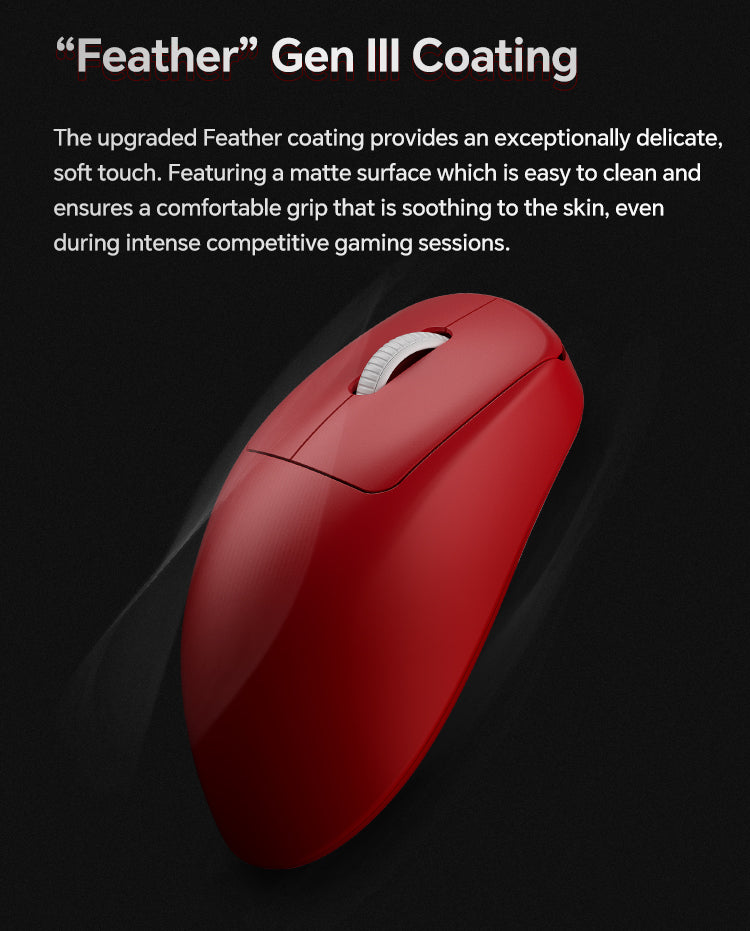WAIZOWL OGM Pro V2 Wireless Gaming Mouse, 2.4G/BT/Wired TrI-Mode, PAW3950 Sensor, 49g Lightweight, 8K Polling Rate, Max 26K DPI, Right-Handed Ergonomic Design