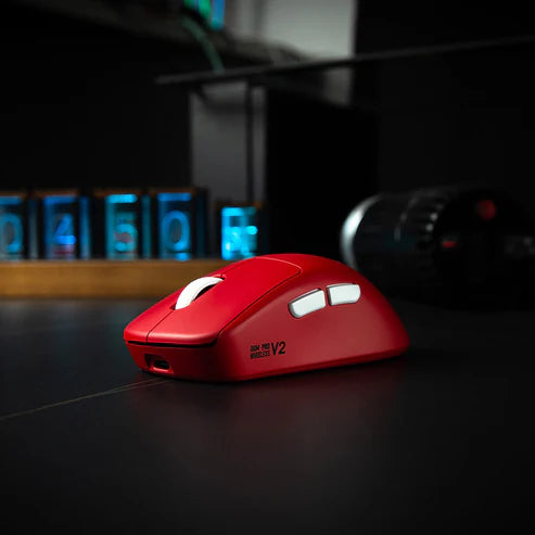 WAIZOWL OGM Pro V2 Wireless Gaming Mouse, 2.4G/BT/Wired TrI-Mode, PAW3950 Sensor, 49g Lightweight, 8K Polling Rate, Max 26K DPI, Right-Handed Ergonomic Design